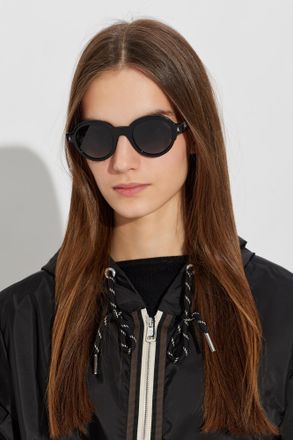 Moncler Rondosa Sunglasses, Unisex, Black
