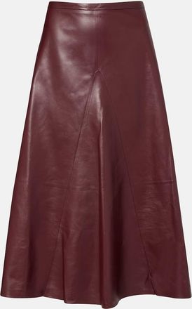 FFORME Gonna midi in pelle