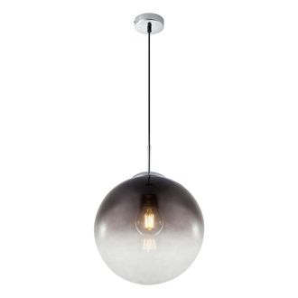 Globo Lighting L&aacute;mpara Colgante - Varus - Cromo - Vidrio Vidrio Ahumado - Globo