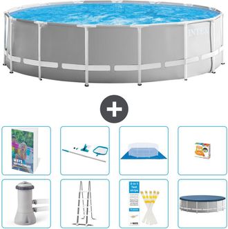Intex Piscina Prism Frame Redonda - 457x122 Cm - 9-piezas S647