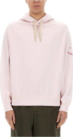 Paul Smith Happy Emb Hoodie - Heren - Hoodies - Roze - XL - Hoodies & sweatvesten