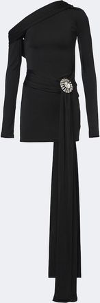 DAVID KOMA Embellished one-shoulder minidress