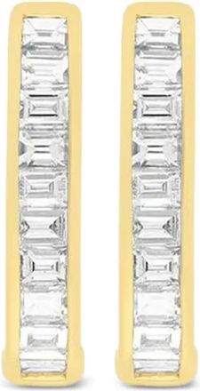 EF Collection 14K yellow gold Jumbo Lola diamond hoop earrings - women - 14kt Yellow Gold/Diamond - One Size