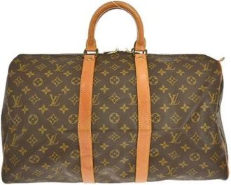 Louis Vuitton Vintage, unisex, Bruin, ONE Size, Pre-owned Weekendtas