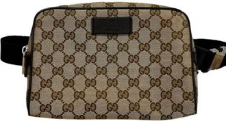 Gucci Brown Gg Canvas Sling Bag (Pre-Owned)