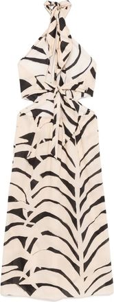 Johanna Ortiz Abito midi The Rhythm Of Sea - Toni neutri