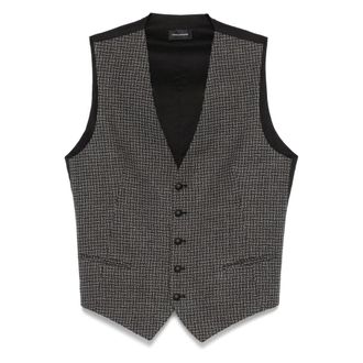 Tagliatore Waistcoats Nero-Uomo