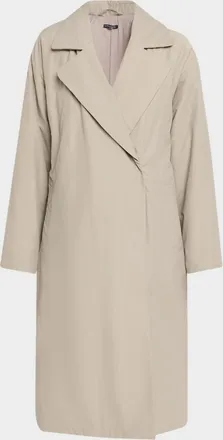Eileen Fisher Lightweight Padded Trench Coat