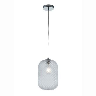 Luce-Ambiente-Design Ashford Transparent Glass Suspension 150x20 Cm