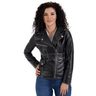 Nine West Womens Biker Jacket