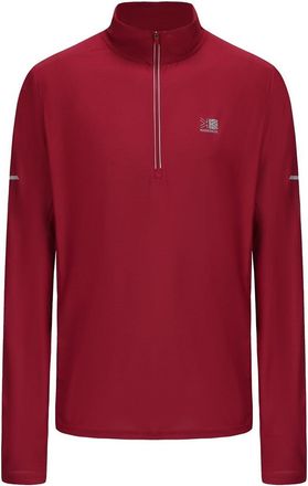 Karrimor Mens Long Sleeve Quarter Zip Top Berry XL