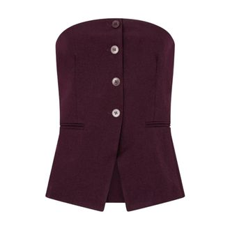 Ydence Ydence - Fs2604 Asher - Dames - Tops - Paars - Maat: XL