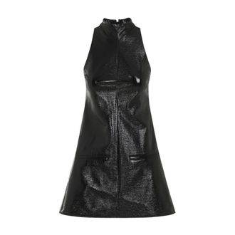 Courrèges Short Dresses, female, Black, XS, Short Dress
