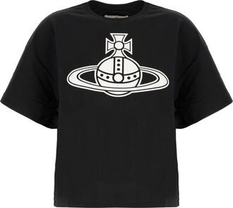 Vivienne Westwood Orb-logo T-shirt - Dames - T-shirts - Zwart - XS - Katoen - Tops