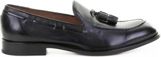 Fratelli Rossetti Klassieke Mocassins met Kwastjes - Heren - Loafers - Zwart - 44 EU - Leer - Schoenen