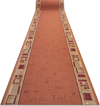 RugsX Passatoia Gommata Jena Rossiccio 120cm Orange 120x210 Cm