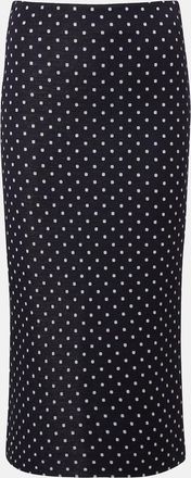 Max Mara Polka-dot jersey midi skirt