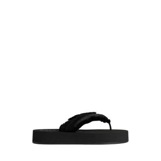 Balenciaga Flip Flops, female, Black, Size: 10 US Tong BAL E26