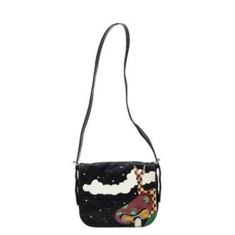 Louis Vuitton Pre-owned Cross Body Bags, female, Black, Size: ONE SIZE Pre-owned Satin Cross Body Bag