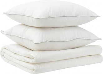 vidaXL Juego De Edred&oacute;n Y Almohada 3 Uds. 135x220 Cm Verano 200 Gsm Vidaxl
