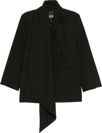 Eleh asymmetric jacket - Black