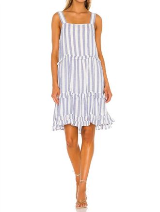 Rails Sandy Midi Dress In Ciel Stripe