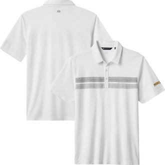 Travis Mathew Mens TravisMathew White San Diego Padres Top Recruit Tri-Blend Polo at Nordstrom, Size Xx-Large