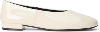 Stuart Weitzman Lenny Flat - Dames - Ballerinas - Beige - 40 EU - Leer - Schoenen