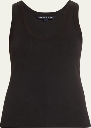 Veronica Beard Birke Scoop-Neck Tank Top
