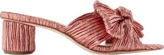 Loeffler Randall Heeled Mules - Dames - Muiltjes - Roze - 35 EU - Polyester - Schoenen