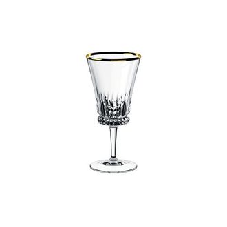 Villeroy & Boch Grand Royal Gold Water Goblet Pair in Clear at Nordstrom