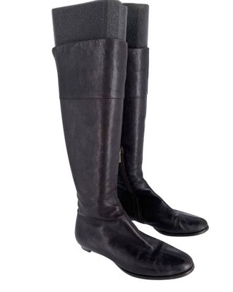 Jimmy Choo London JImmy Choo London Knee Boots in Brown Calfskin Leather