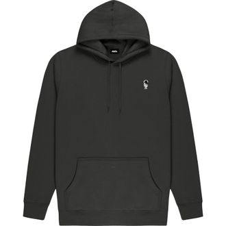 Dalix Astronaut Midweight Fleece Classic Hooded Sweatshirt in Coal at Nordstrom, Size Xx-Large