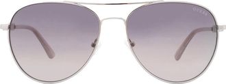 Guess Smoke Gradient Pilot Ladies Sunglasses GF6143 10B 59