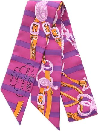 Hermès Foulard a nastro Brides de Gala 2010 - Rosa