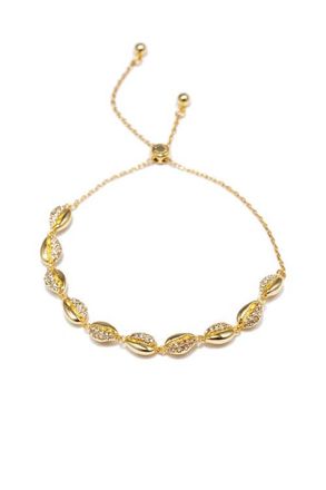 Classicharms Lucia Shell Whisper Bolo Bracelet in Gold at Nordstrom