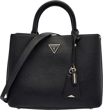 Guess Meridian II Girlfriend Satchel - Dames - Handtassen - Zwart - ONE Size - Tassen