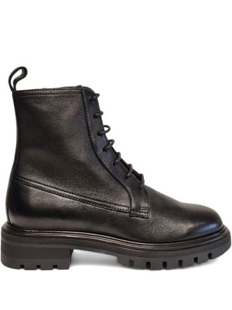 Henderson Baracco lace-up leather boots - Black