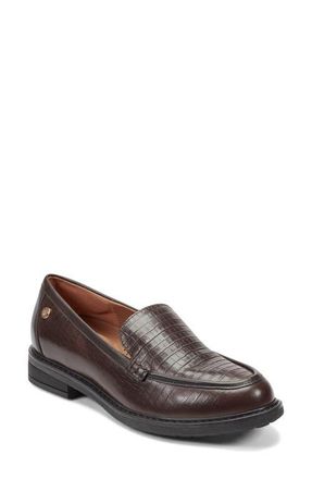 Easy Spirit Jaylin Loafer in Dark Brown Print at Nordstrom, Size 12