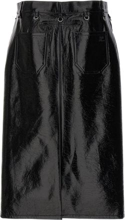 Courr&egrave;ges Skirt - Black