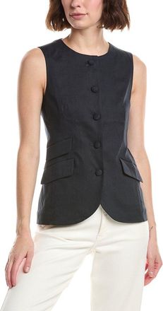 Rag & Bone Rag & Bone Slade Linen-Blend Vest