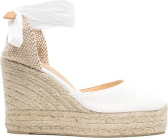 Castaner 115 mm Carina espadrilles - Wit