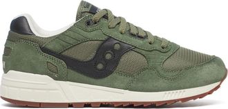 Saucony Rolive Green Suede And Leather Sneakers