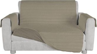 Italian Bed Linen MB HOME BASIC Copridivano Antiscivolo Cozy, Tortora, 2 Posti