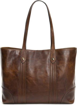 Frye Melissa Leather Shopper in Dark Brown at Nordstrom