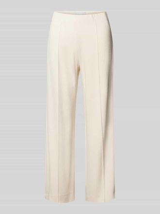 Raffaello Rossi Raffaello Rossi Wide Leg Stoffhose mit fixierten B&uuml;gelfalten Modell ELAINE in Offwhite, Gr&ouml;&szlig;e 38