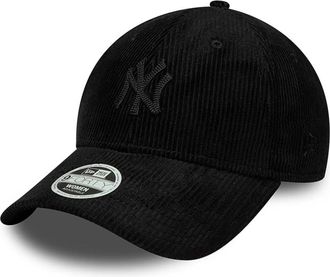 New Era Womens Baseball Cap 9forty Black Cord Undervisor: Cotton; Crown Hat