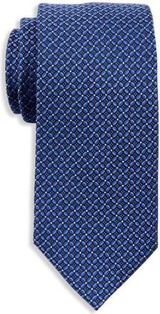 Haggar Big & Tall Morton Geometric Tie in Navy at Nordstrom, Size X-Large