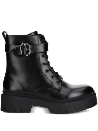HUGO BOSS lace-up boots - women - Calf Leather/Calf Leather/Rubber - 41 - Black