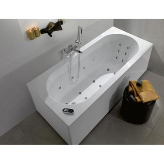 Villeroy & Boch Villeroy&boch - Sistema De Hidromasaje, Oberon, Bath, Ubq160obe2v, Rectangular, Quaryl, 1600 X 750 Mm, Blanco, Combipool Comfort (cc)